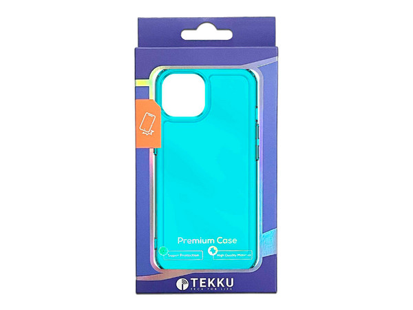 Funda Tekku TPU Rugged para iPhone 15 Pro Max. Color Azul.
