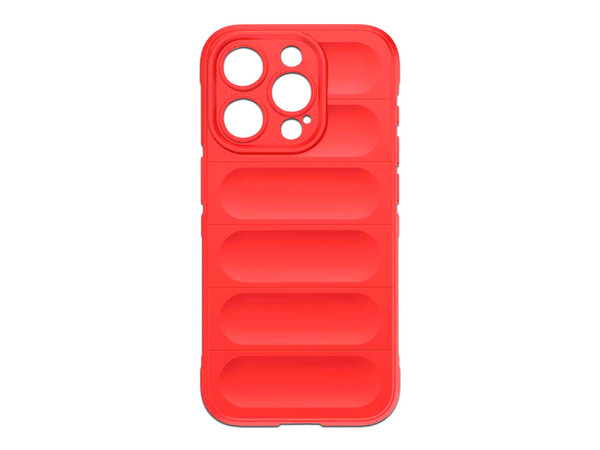 Funda Tekku TPU Phantom para iPhone 15 Pro Max. Color Rojo.
