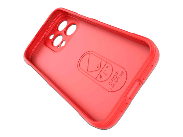 Funda Tekku TPU Phantom para iPhone 15 Pro Max. Color Rojo.
