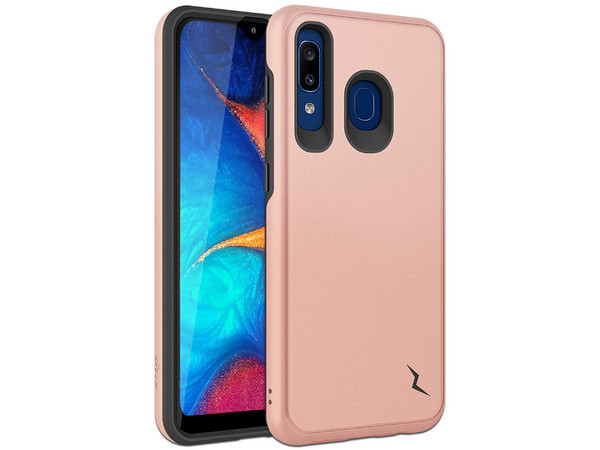 Funda Zizo Division para Samsung Galaxy A50 Galaxy A30 y Galaxy A20. Color Rosa Dorado.