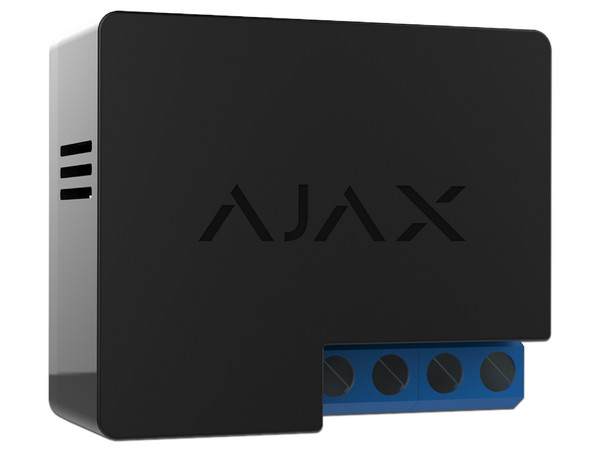 Relé de Control de Alimentación Ajax WallSwitch, Protección de tensión 230V, Color Negro.