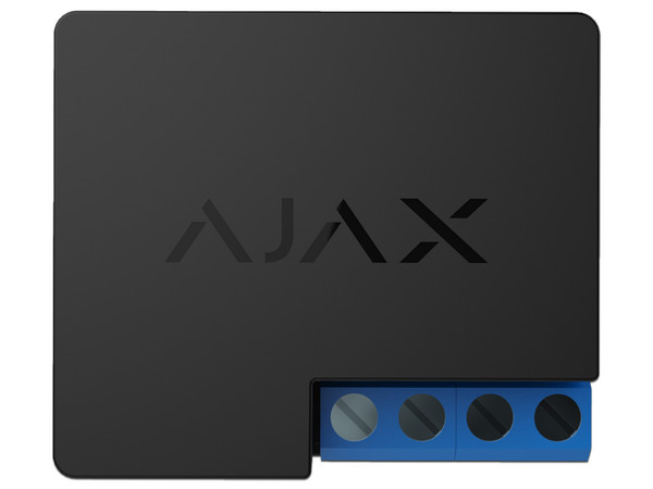 Relé de Control de Alimentación Ajax WallSwitch, Protección de tensión 230V, Color Negro.