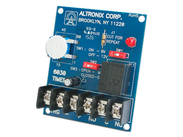 Modulo Relevador Programable Módulo Relevador Programable Altronix 6030, 6 o 12 Vcd de Entrada ...