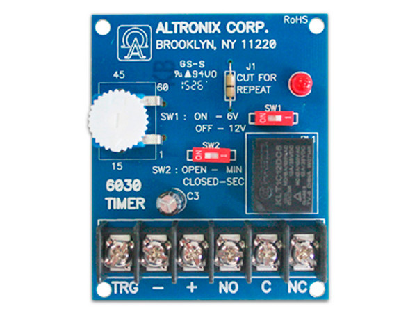 Modulo Relevador Programable Módulo Relevador Programable Altronix 6030, 6 o 12 Vcd de Entrada ...