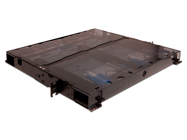 Charola Belden ECX-01U de distribución de Fibra óptica, Adaptadores Frame o Cassetes.