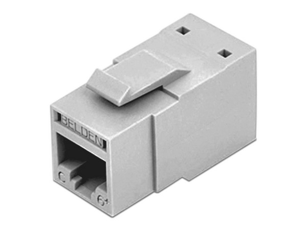 Jack Modular BELDEN RV6MJKUGY-S1, Cat 6+, 10GBASE-T. Color Gris.