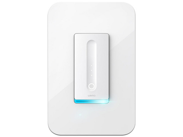 Interruptor Inteligente Belkin Wemo Wi-Fi Smart Dimmer, Encienda y Apague sus Luces Remotamente por Wi-Fi.