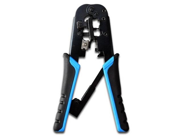 Pinza de crimpeo Brobotix para RJ11, RJ12 y RJ45.