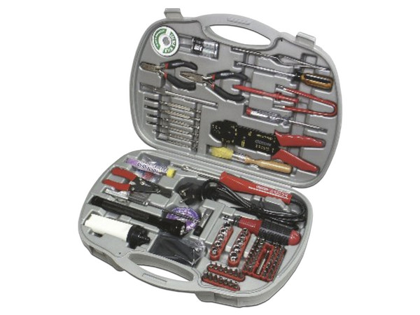 Kit de Herramientas BRobotix de 145 piezas para reparaciones o mantenimiento de computadoras, TV, radio.
