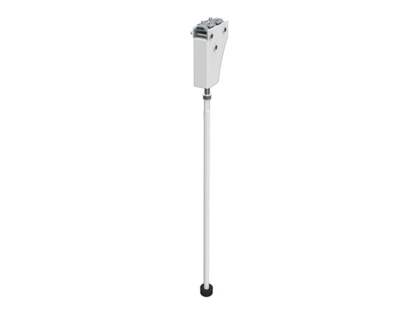 Apoyo móvil para brazos CAME, ajustable de 680 a 840 mm, compatible con brazos de 4, 6 y 8 metros, incluye tornillería para fácil instalación. Ideal para brazos mayores a 4 metros.
