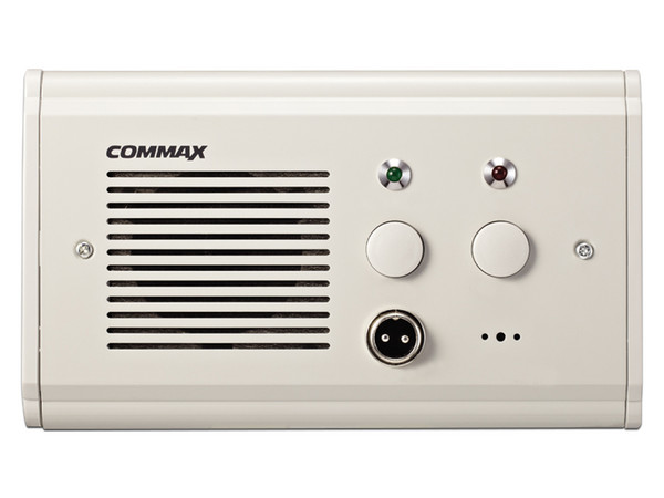 Subestación de cama COMMAX JNS4CS, para intercomunicación por voz con unidad de enfermería. Soporta botón pulsador CC200 y botones de emergencia.