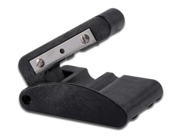 Pelacables manual CommScope MCPT-1412 para preparar cable Heliax FSJ1-50A y FSJ4-50B. Color Negro