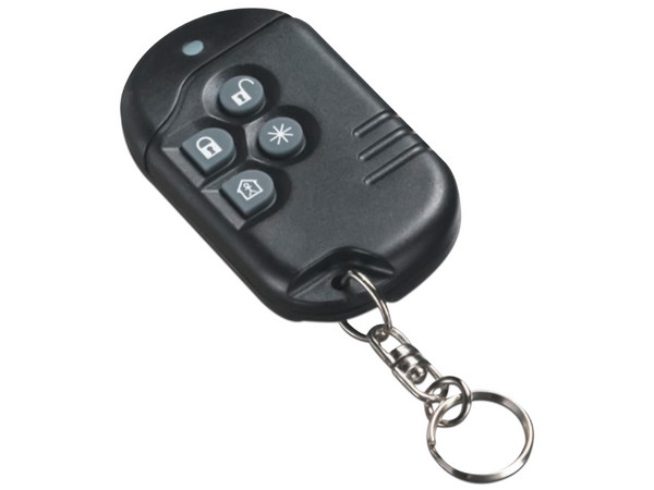 Llavero inalámbrico DSC PG9939 de 4 Botones programables, Paquete con 10 piezas.