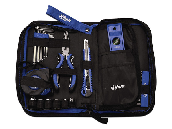 Kit de Herramientas Dahua MATPRO2430 para Instalaciones de cámaras, incluye estuche.