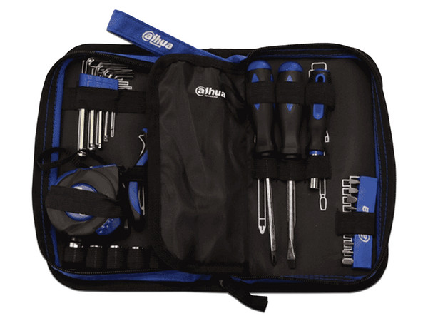 Kit de Herramientas Dahua MATPRO2430 para Instalaciones de cámaras, incluye estuche.