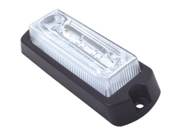 Luz Auxiliar Epcom Ultra Brillante X13 de 4 LEDs, Color Rojo, con mica transparente.