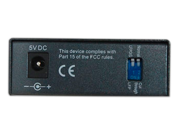 Convertidor de fibra Enson ENS-MC100SC, 10/100/1000Base-Tx, transferencia hasta 120km.
