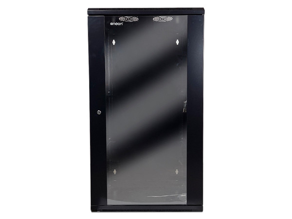 Gabinete De Piso/Pared Enson ENS-RKGU22PRO, 22U, Puerta Frontal De Cristal Templado Con Cerradura De Seguridad, Instalado Ranuras De Ventilación.