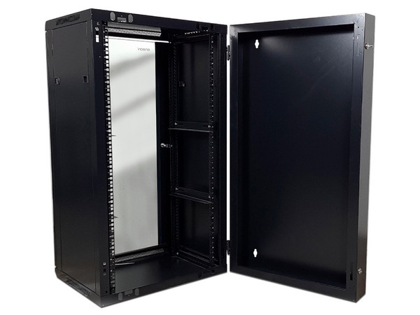 Gabinete De Piso/Pared Enson ENS-RKGU22PRO, 22U, Puerta Frontal De Cristal Templado Con Cerradura De Seguridad, Instalado Ranuras De Ventilación.