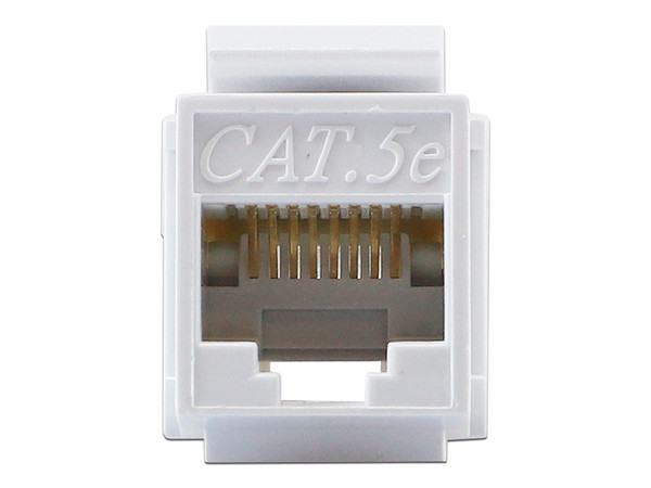 Conector Jack Enson RJ-45 Cat5e. Color Blanco.