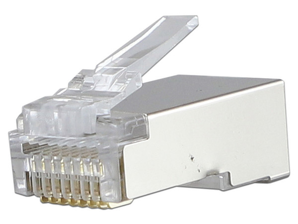 Paquete Enson de conectores RJ-45 blindados, CAT5e, 50 piezas.