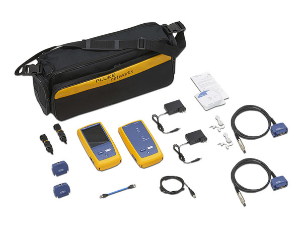 Certificador Fluke Networks DSX-602 para Cable de Cobre Cat5e, Cat6 y Cat6A, PFrecuencia de 500 MHz, Con WiFi Integrado y Pantalla LCD de 5.7