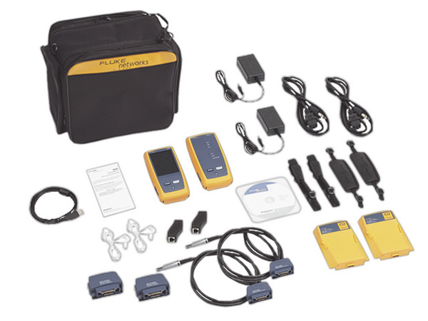 Certificador Fluke Networks DSX-5000 para Cable de Cobre Cat5e, Cat6 y Cat6A, Precisión Nivel V (1 GHz), WiFi Integrado, Pantalla LCD de 5.7