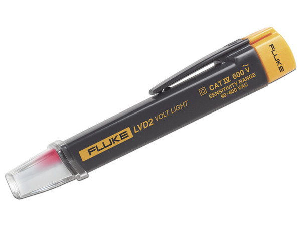 Detector de Voltaje Sin Contacto Fluke LVD2, Rango de 90 a 600 Vca, Con Linterna LED de 100 mil Horas de Vida Útil.