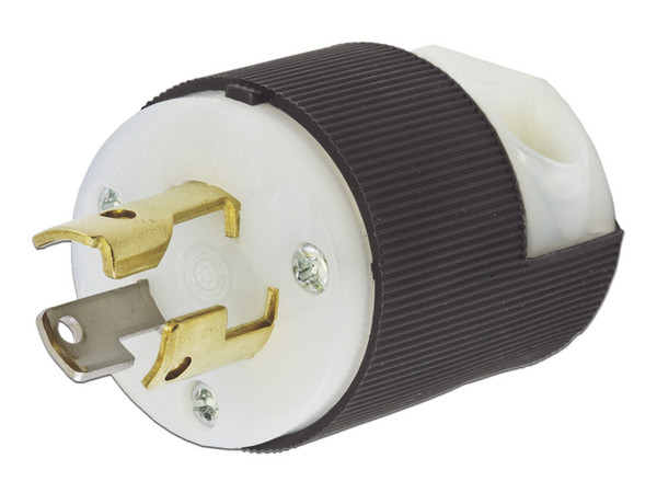 Clavija Industrial Hubbell HUB-HBL-4720C, con Bloqueo de Media Vuelta, 15A/125CA, Nema L5-15P.