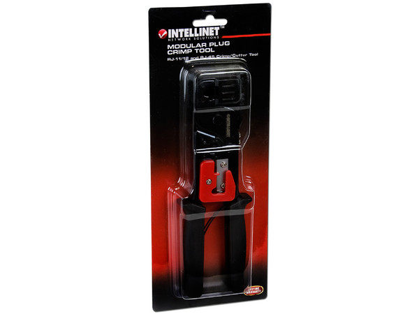 Pinza Intellinet para Crimpeo Plug RJ11, RJ12 y RJ45
