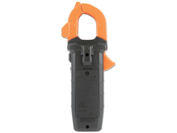 Multímetro Digital de Gancho Klein Tools CL220 de Rango Automático, Hasta 400 A, Media Cuadrática Real, Medidor de Temperatura, Color Negro/Naranja.