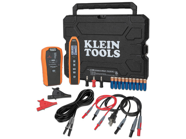 Kit Rastreador de Cables Escondidos Klein Tools ET-450 para cortacircuitos, fusibles y cables energizados y no energizados.