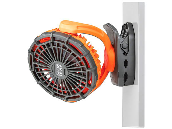 Ventilador Personal Recargable Klein Tools PJSFM1 para el Lugar de Trabajo, Montaje por Pinza o Potentes Imanes.