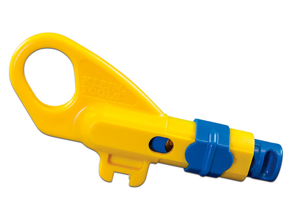 Pela Cables Radial Combinado Klein Tools VDV-110-295, Coaxial, UTP, Color Amarillo.