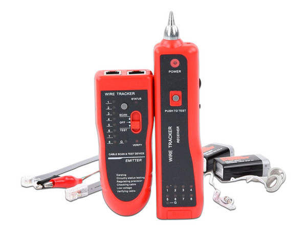 Detector de cable LinkedPro, con generador de tonos.