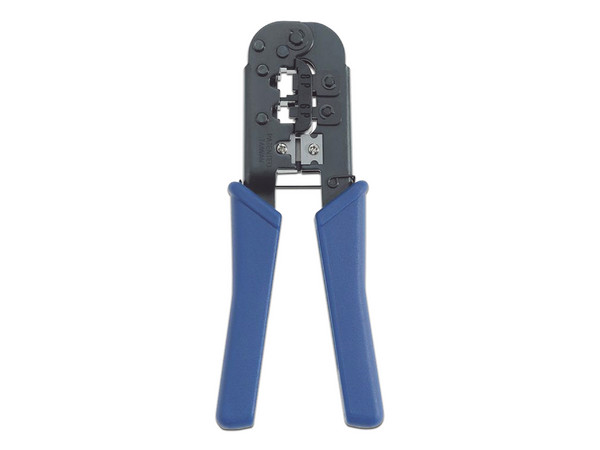 Pinza Tempo PA70005 para Crimpeo Plug RJ11, RJ12 y RJ45. Color Azul/Negro.