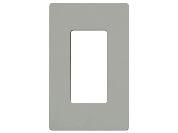 Placa de Pared LUTRON CW-1-GR, 1 espacio, Para Atenuador, Switch o Control Remoto. Color Gris.
