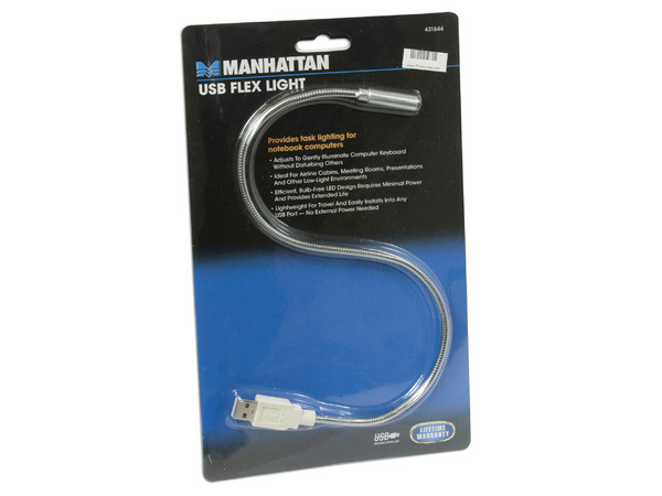 Lámpara flexible Manhattan 431644, USB.