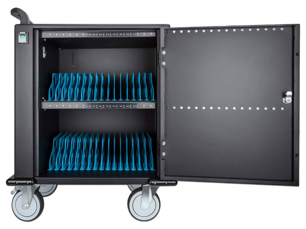 Gabinete de Carga Manhattan de 32 puertos USB-C, con Protección contra sobrecarga