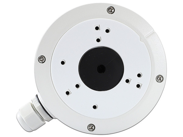 Caja de conexiones Meriva MVA-JB0301 para Cámaras de montaje en pared o techo, compatible con Cámaras de Lente fijo.