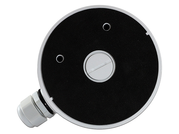 Caja de conexiones Meriva MVA-JB0302 para Cámaras de montaje en pared o techo, compatible con Cámaras de Lente motorizado.