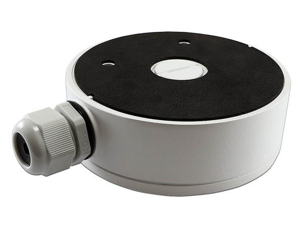 Caja de conexiones Meriva MVA-JB0302 para Cámaras de montaje en pared o techo, compatible con Cámaras de Lente motorizado.