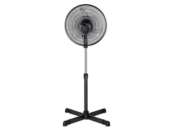 Ventilador de Pedestal MYTEK MY-3327, 3 Velocidades. Color Negro.