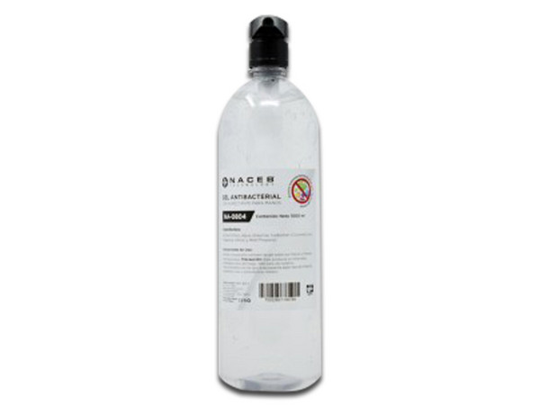 Gel Antibacterial Naceb Technology NA0805, Blanco 1 LT.