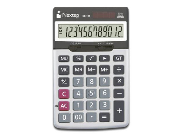 Calculadora Nextep NE-188 de 12 Dígitos.