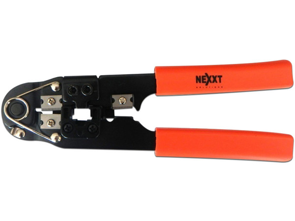 Pinza Nexxt Solution para Crimpeo Plug RJ11, RJ12 y RJ45.