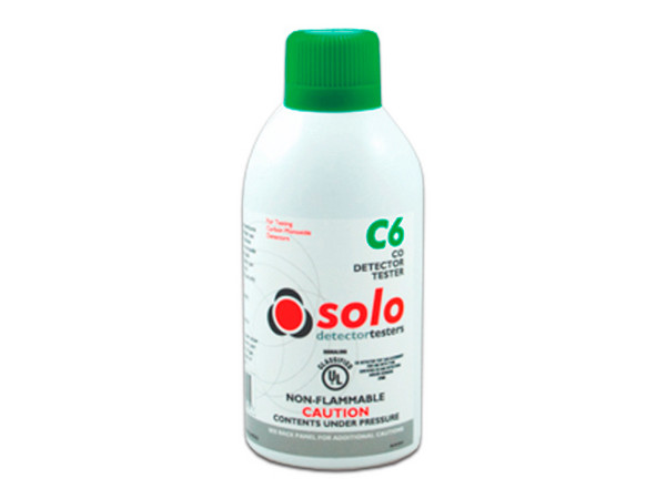 Probador de Monóxido de Carbono SDI Solo C6, Botella de 10oz.