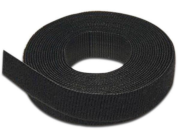 Rollo de velcro ONE para gestión de cables 22.8 m. Color negro.
