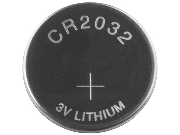Batería de Litio Panasonic tipo moneda clase CR2032 de 3V para Tarjeta Madre. Bulk.