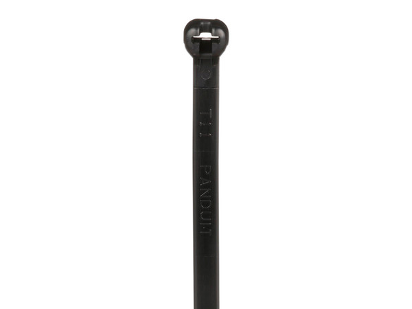 Cincho de Nylon 6.6 Dome Top Panduit, de 203mm x 4.7mm, Exterior Resistente a Rayos UV, Paquete de 1000pz, Color Negro.